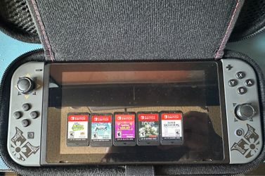 1st edition monster hunter switch , games and controller