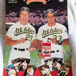 Mothers Cookies store promo McGwire&Canseco