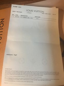 Is this what a LV gift receipt looks like? : r/Louisvuitton