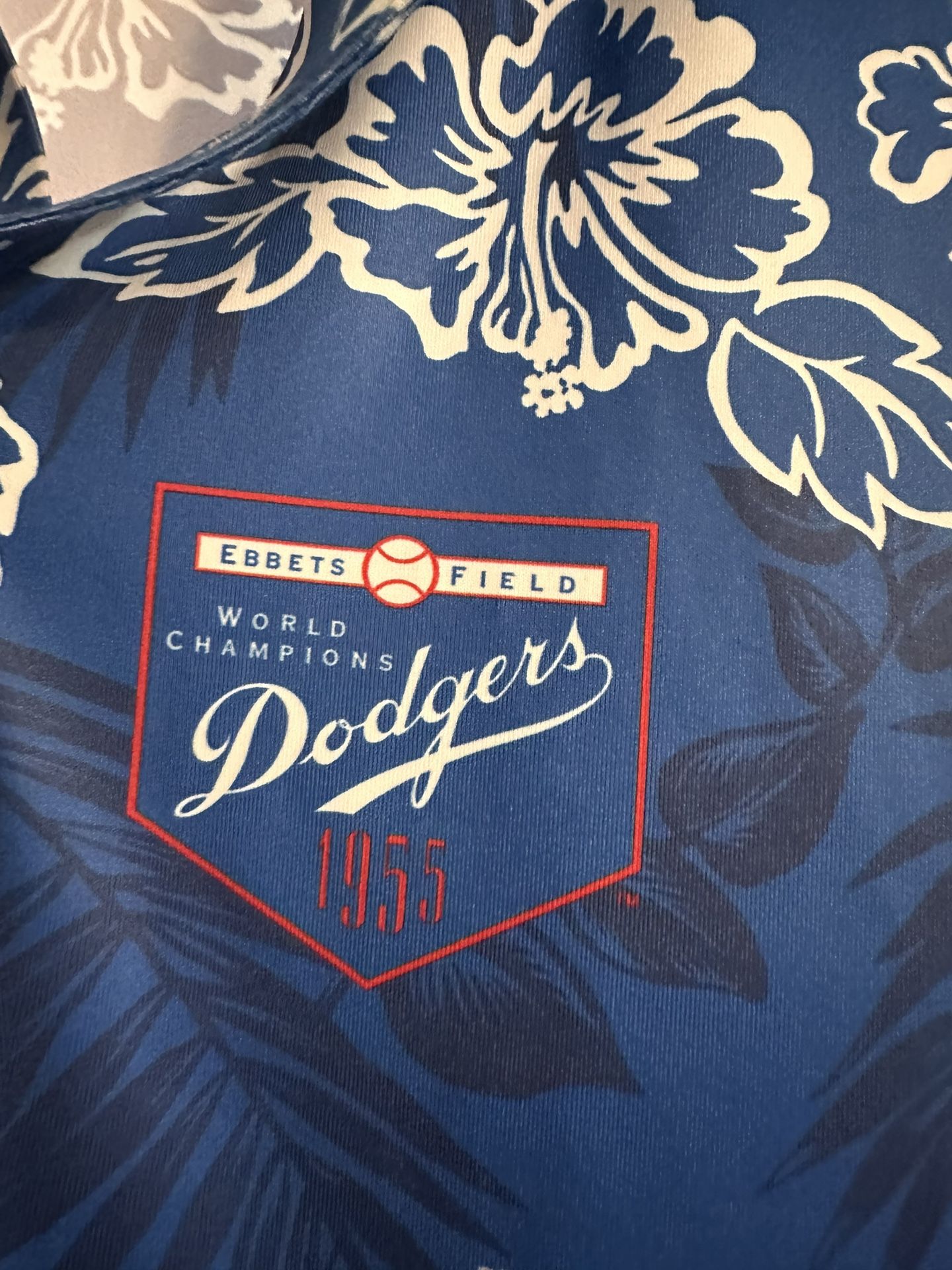Dodger Hawaiian Shirt L