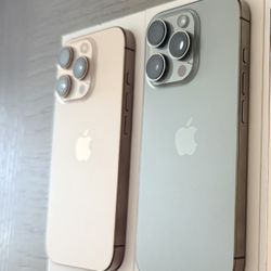 iPhone 16 Pro - 128g Unlocked - Box & Charger Cable (2 Available)