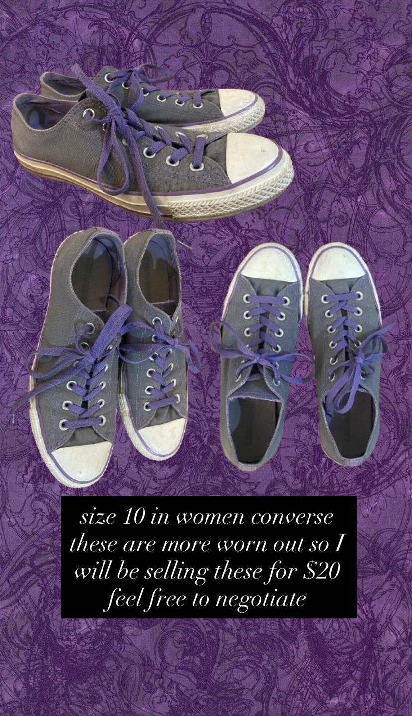 Size 10 Women Converse