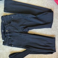 Citizen Of Humanity Black Straight Pants - Size 25