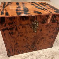 Vintage Hand Crafted Wooden Tackle Box for Sale in Dana Point