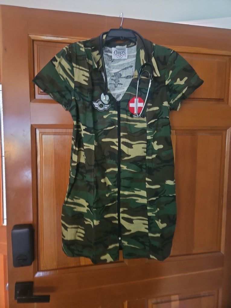 Halloween Costume Sexy Military Nurse