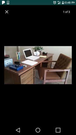 Brown desk