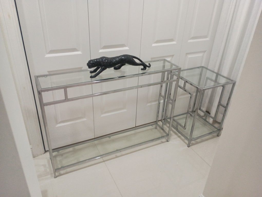 Console And Side Table Set