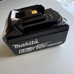 Makita Battery 18V 6.0Ah 