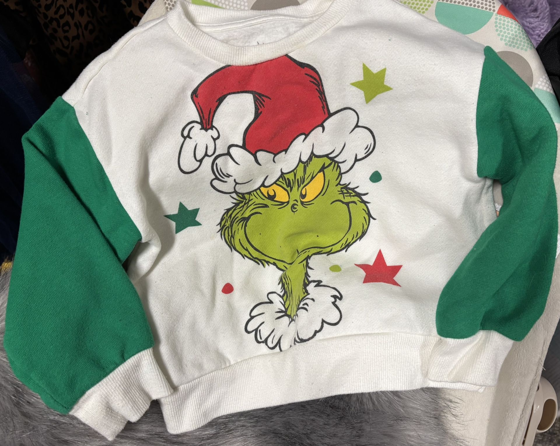 Grinch Sweater Size 3 In Toddler