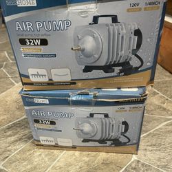Two Air Pump Aquarium 32 W New ., 25 Each 