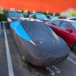 Car Cover Black and Blue Outdoor