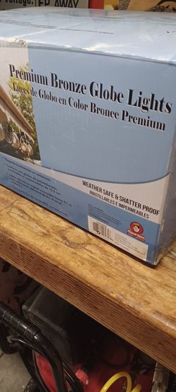 Premium Bronze Globe Lights
