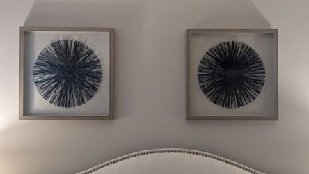Set of 2 Framed String Wall Art