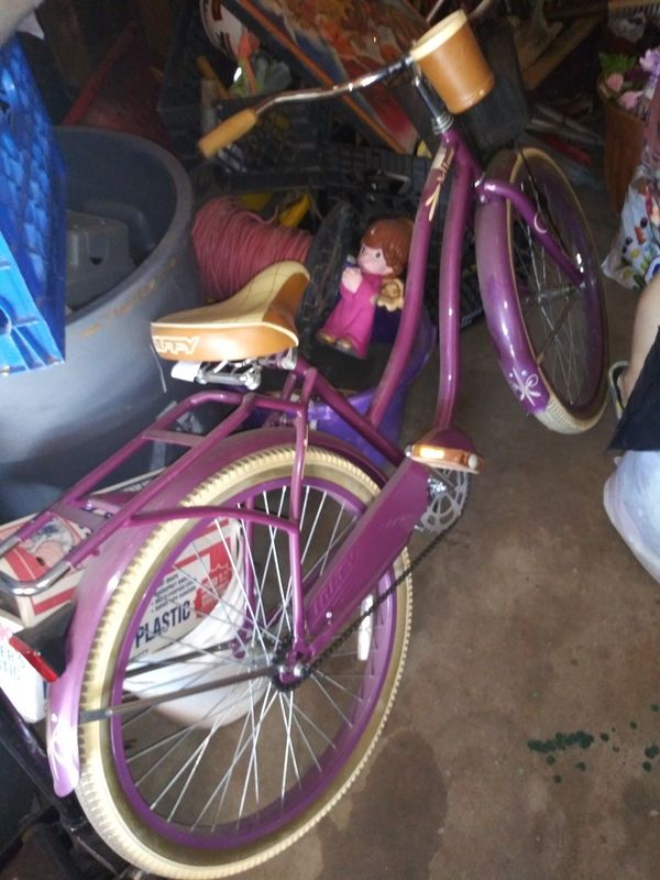 huffy beach cruiser purple