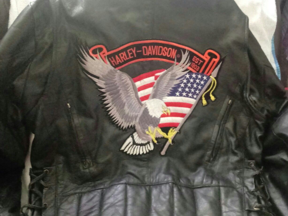 Leather Riding Jacket Size 48