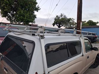 Toyota camper & rack