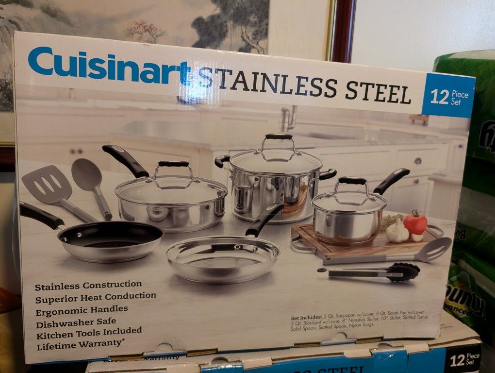 Cuisinart Stainless Steel 12pc Cook Set