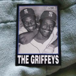 Score 1991 The Griffeys Base Ball Card
