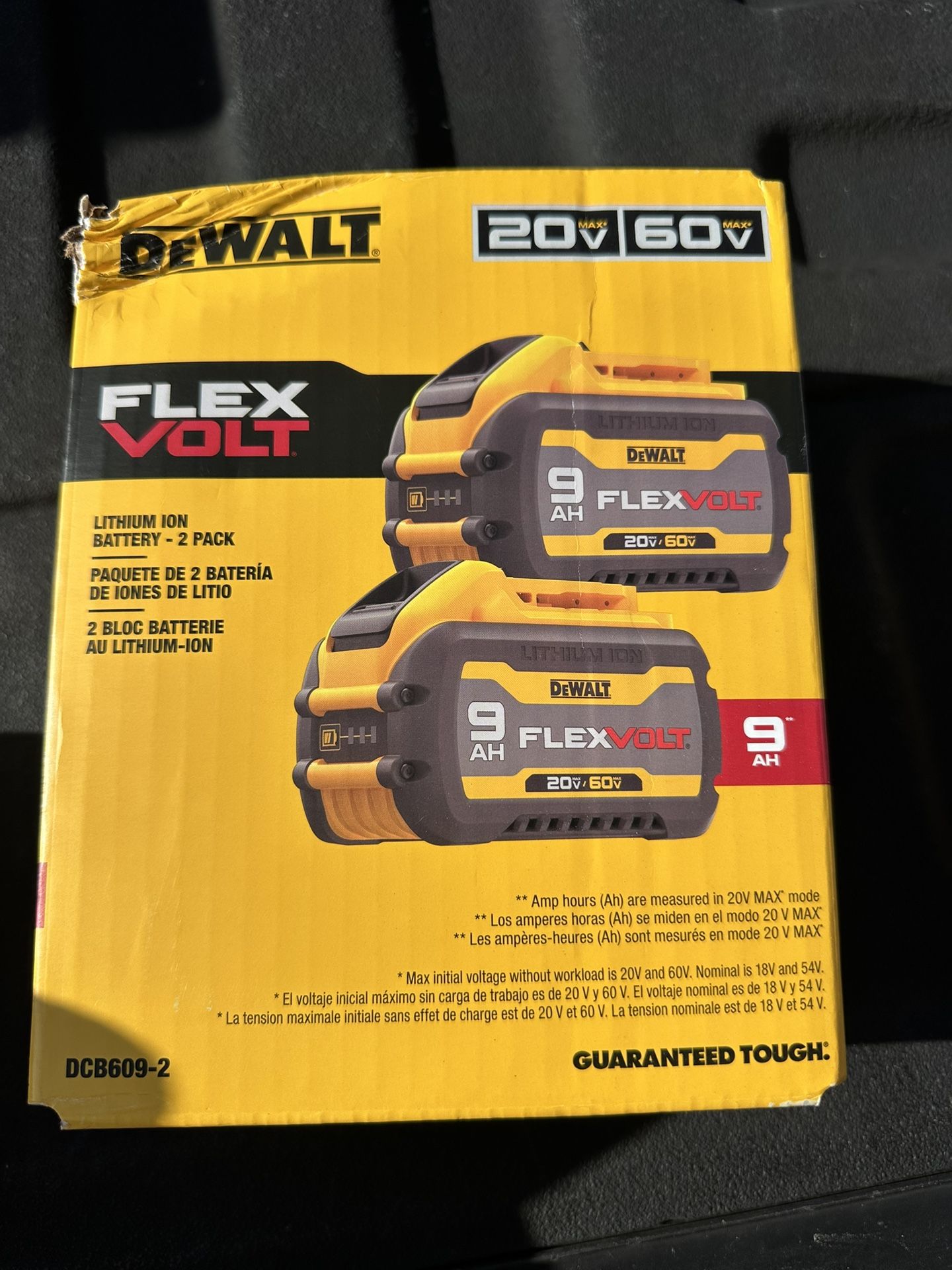 Dewalt 60v 9ah Batteries 2 Pack