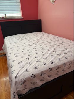 Bed frame and mattress