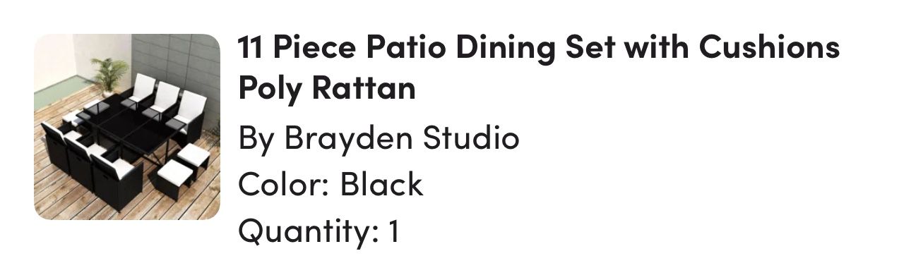 Outdoor Kitchen Table