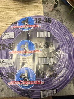 Rollo de cable 12-3G