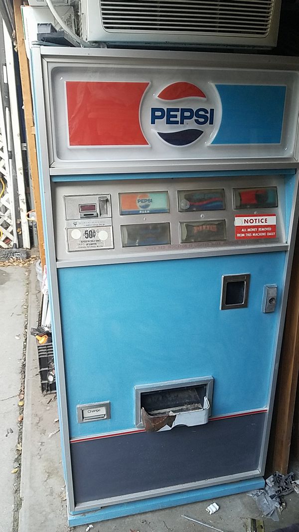 Old Pepsi soda can machine . for Sale in San Bernardino, CA - OfferUp