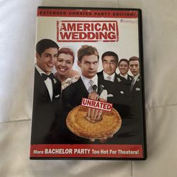 American wedding DVD used