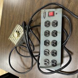 Extension cord with reinstated