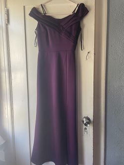 Long Purple Dress 