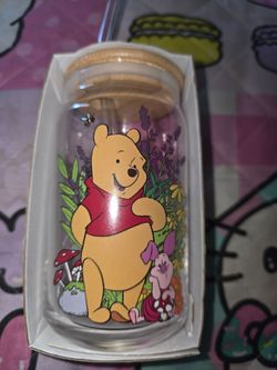 Winnie The Pooh glass tumbler
