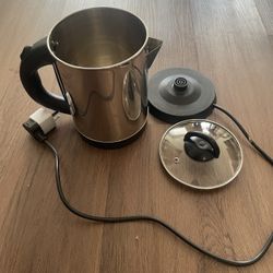 Prestige 1.7L Stainless Steel Electric Kettle | 1350 Watts | Glass Lid with heat resistent handle