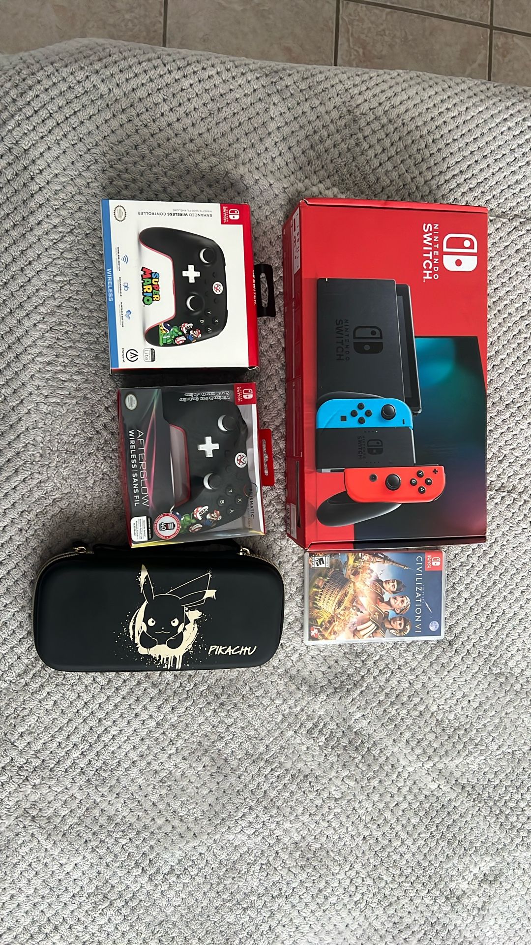 Nintendo Switch Brand New w/ 2 Controller And More