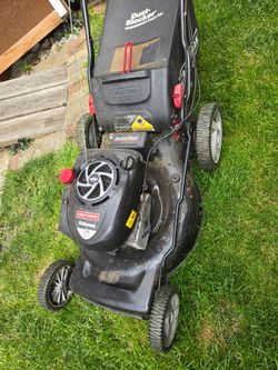 Lawn mower, rear wheel propelled, runs good
