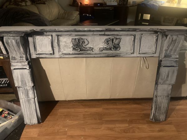 Wood fire place mantel for Sale in Santa Ana, CA OfferUp