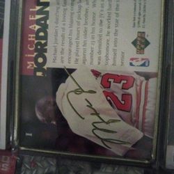 Basketball Ball Card Collection Michael Jordan