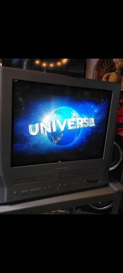 Oldschool Magnavox Color TV VCR & DVD combo  📀 📼