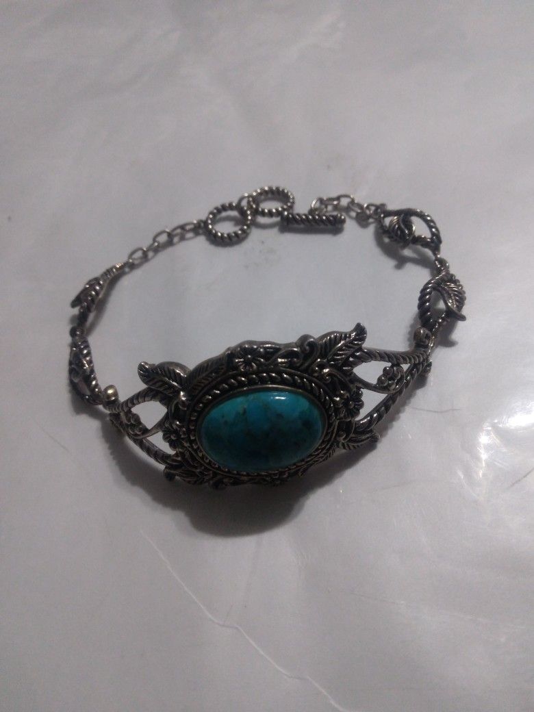 925 Silver And Turquoise Bracelet Use