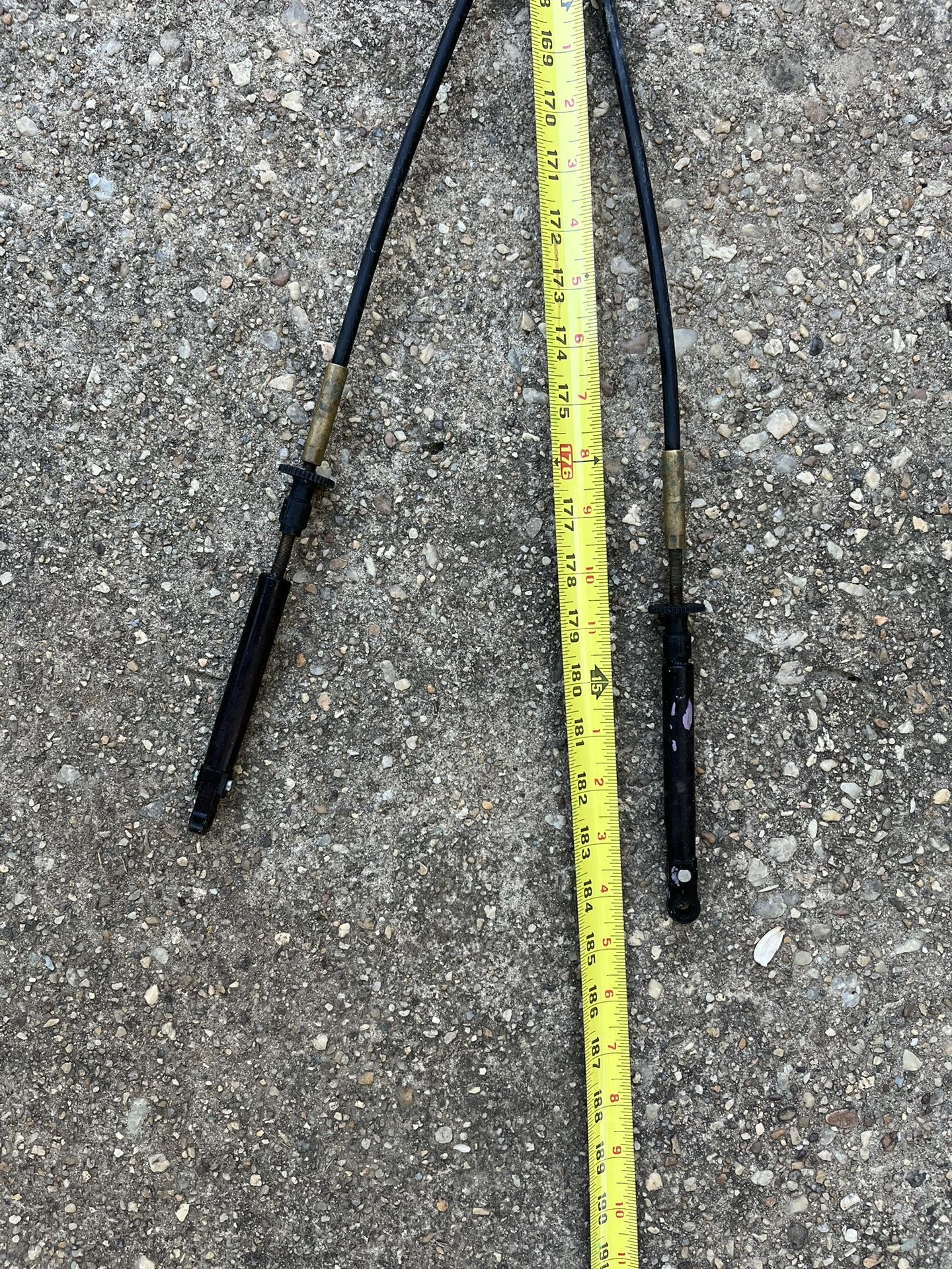 15’-6” Johnson Evinrude Throttle Cables