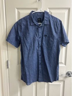 RCVA MENS SHORT SLEEVE BUTYON UP SHIRT