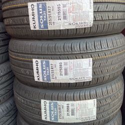 215/55/17 Kumho Tires
