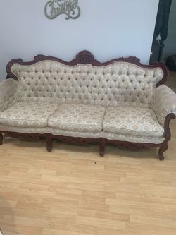 One couch and 2 chairs for sale