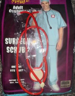 Adult One Size Fits Most Costume Surgeon Scrubs just $5