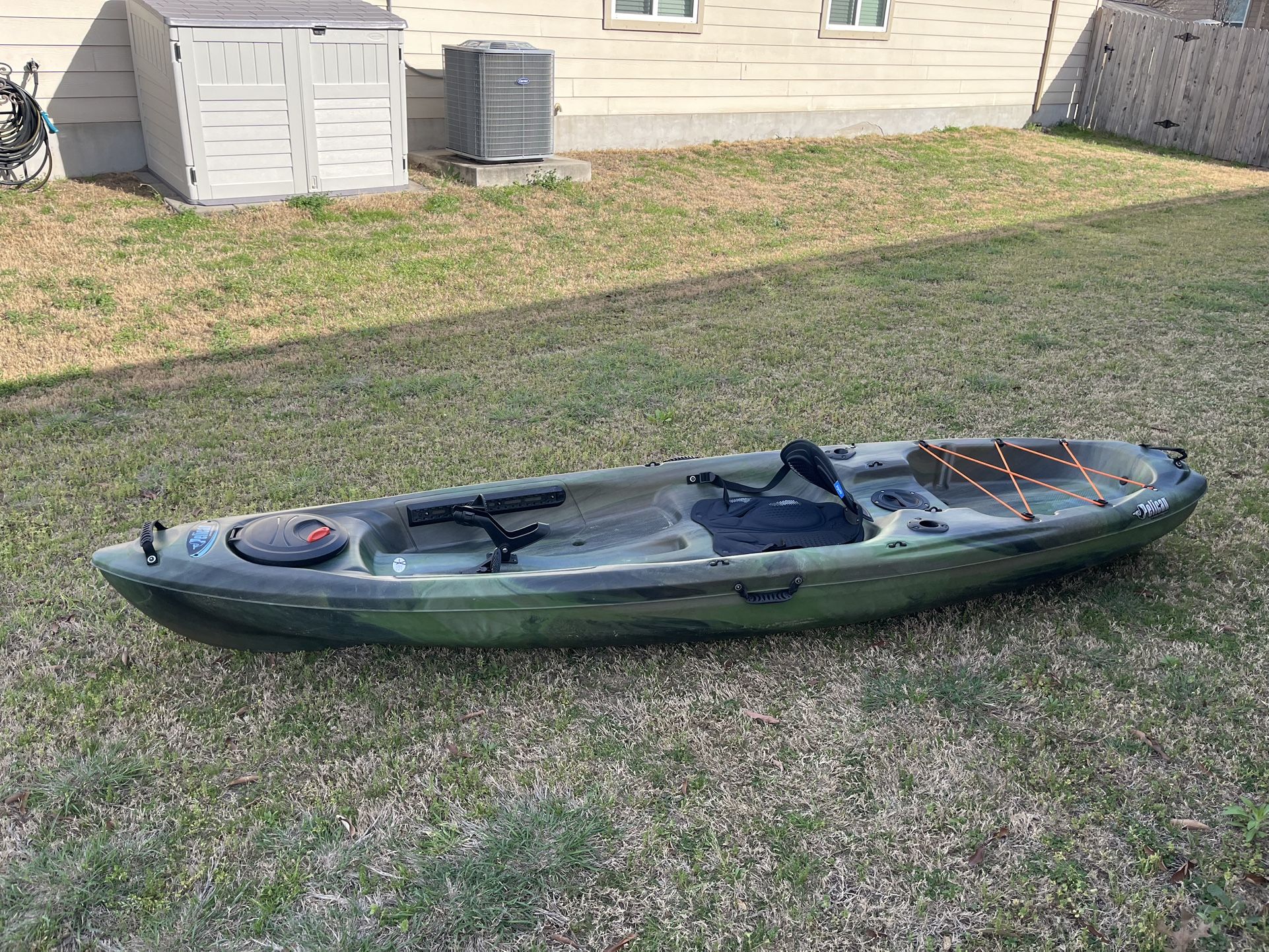 10ft lightweight Pelican sit on top fishing kayak
