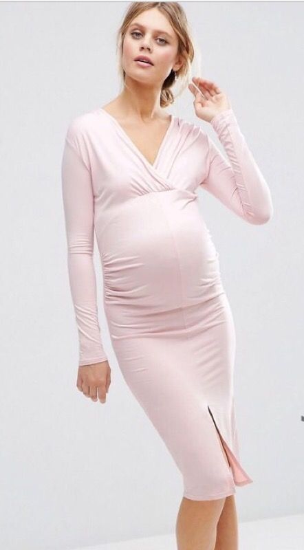 Maternity midi dress