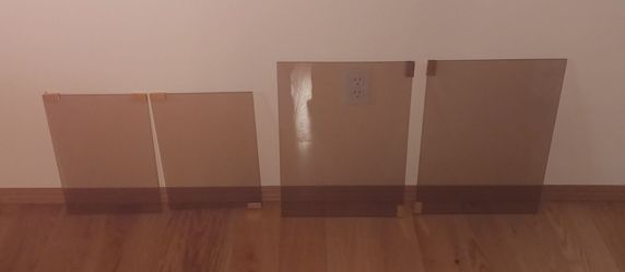 FREE Two pairs of Smoke Glass cabinet doors