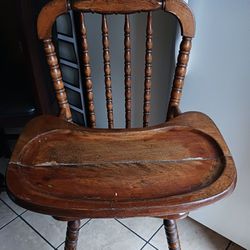 Baby/Toddler Real Wood Eating Chair 