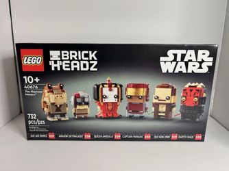 Lego BrickHeadz Star Wars The Phantom Menace 40676 RETIRED New Sealed
