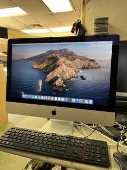 Imac 21.5-inch late 2013  I5 @2.7 ghz 8GB RAM  500 GB SSD  macOs Catalina Version  10.15.7