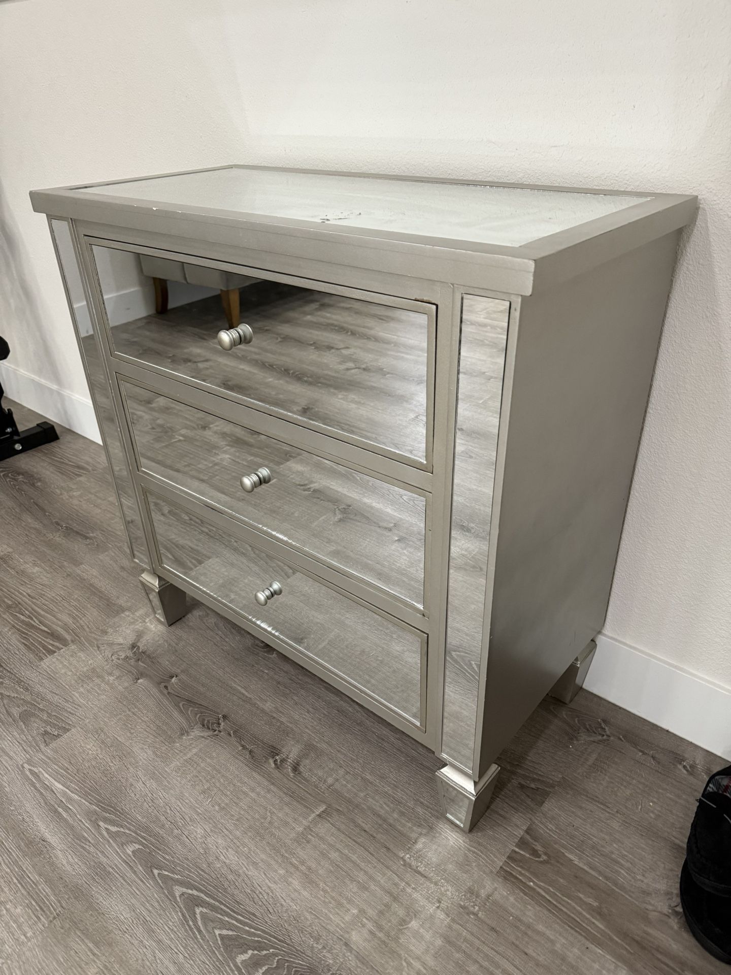 Mirrored Nightstand